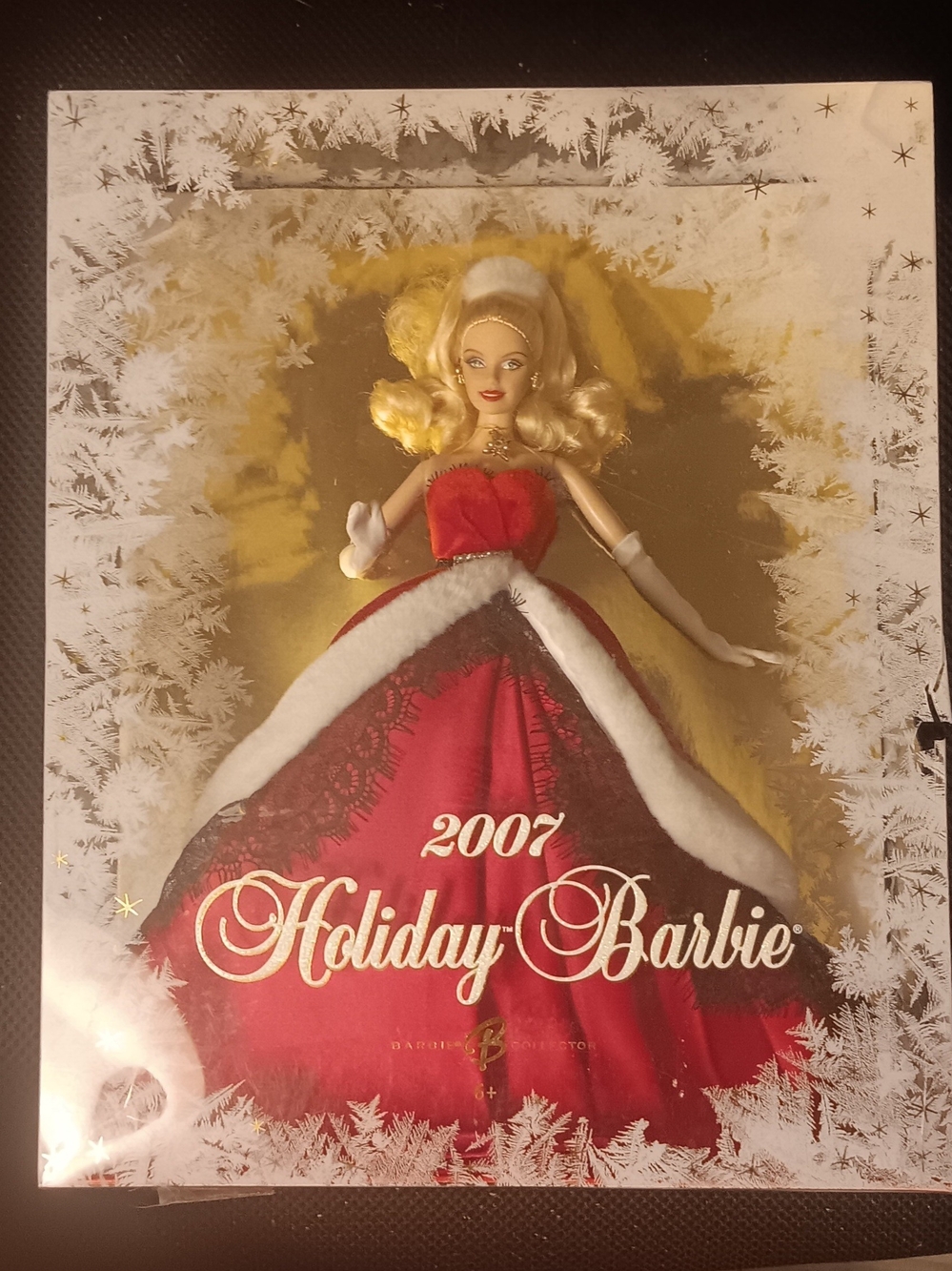 Barbie Holiday Doll in Red and White Trim